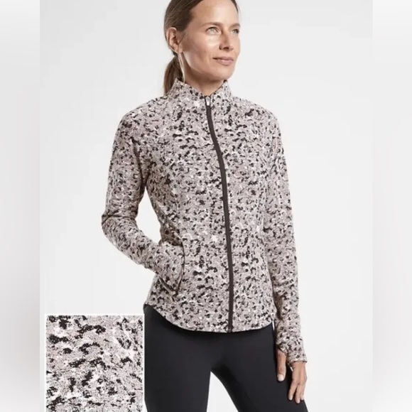 Athleta Jackets & Blazers - Athleta Salutation Textured Jacket Meadow Decadent Chocolate